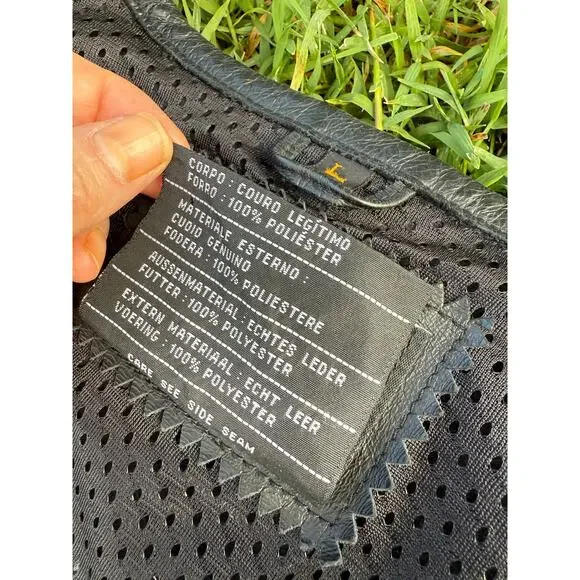 Harley Davidson Leather Vest size Large - Picture 5 of 6